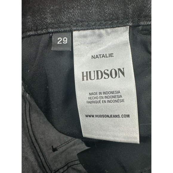 Hudson Natalie Distressed Slim Fit Boyfriend Jeans size 29 black - Picture 10 of 10
